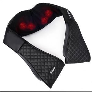 NWT Zyllion Back and Neck, Shoulder Massager with Heat, ZMA-28